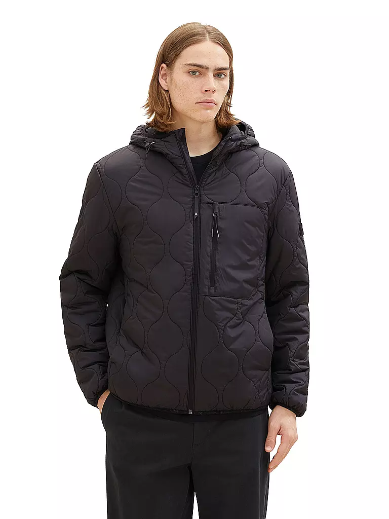 TOM TAILOR DENIM | Leichtsteppjacke | schwarz