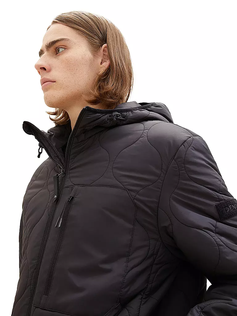 TOM TAILOR DENIM | Leichtsteppjacke | schwarz