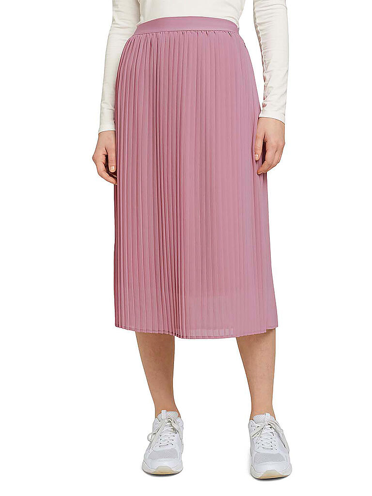 TOM TAILOR DENIM | Plisseerock  | rosa