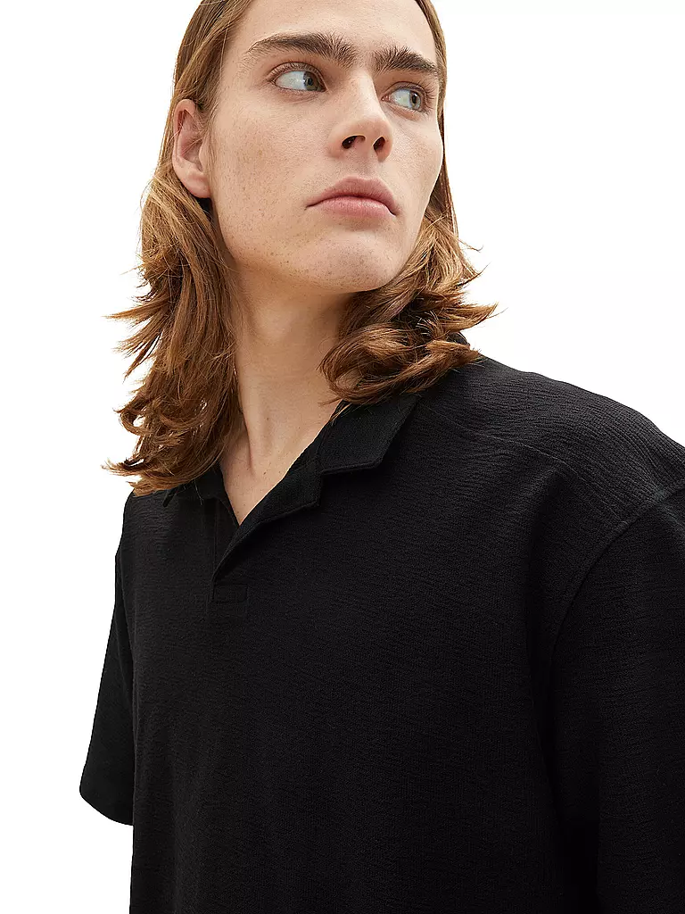 TOM TAILOR DENIM | Poloshirt | schwarz