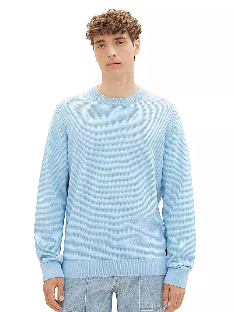 TOM TAILOR DENIM | Pullover | hellblau