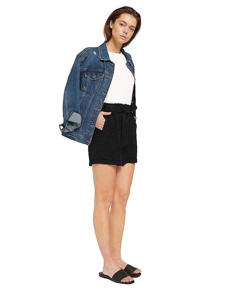 TOM TAILOR DENIM | Shorts | schwarz