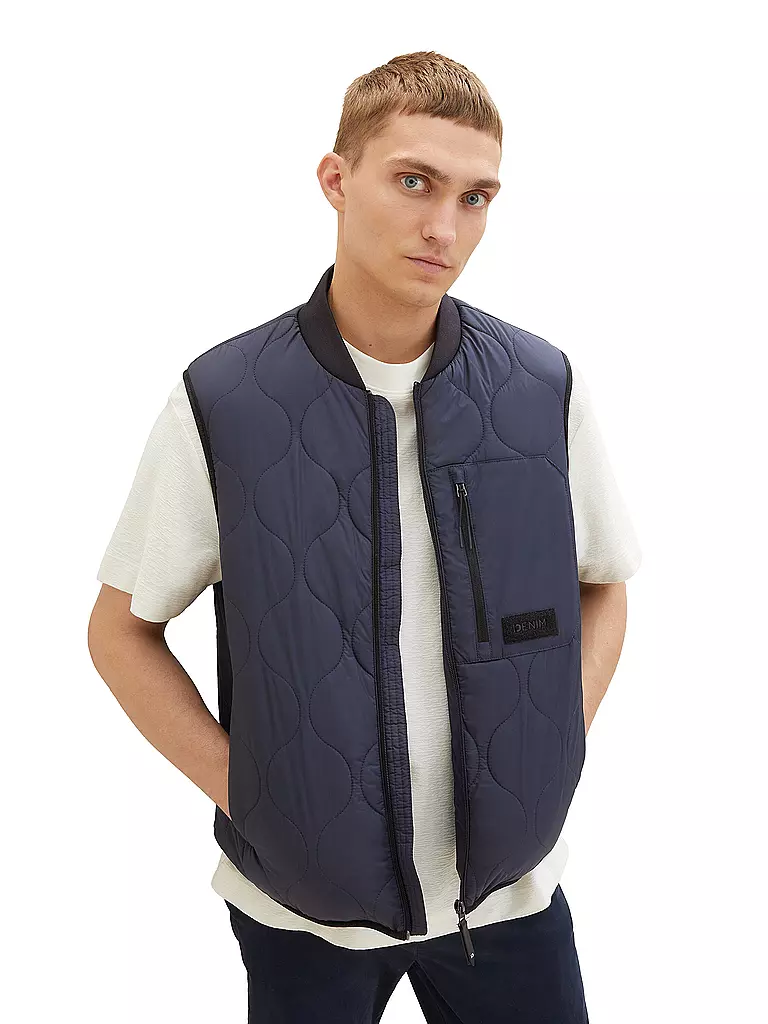 TOM TAILOR DENIM | Steppgilet | blau