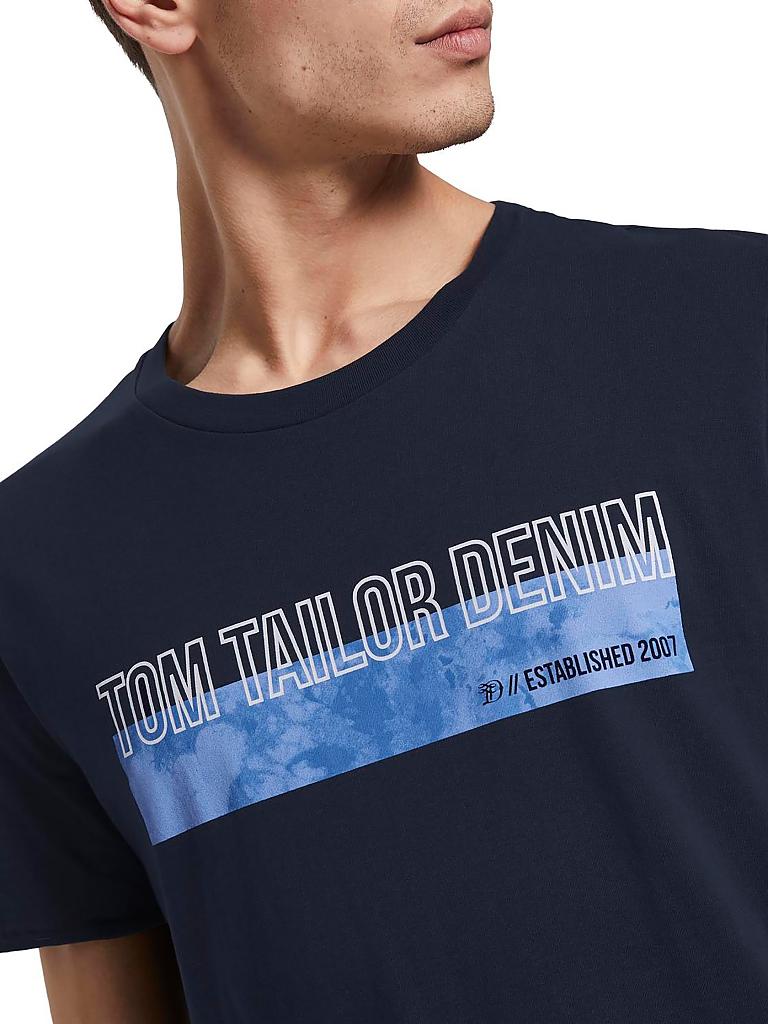 TOM TAILOR DENIM | T Shirt Regular Fit | blau