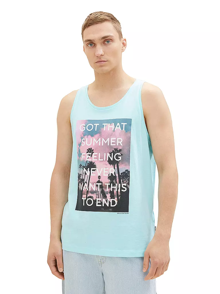 TOM TAILOR DENIM | Tanktop | türkis