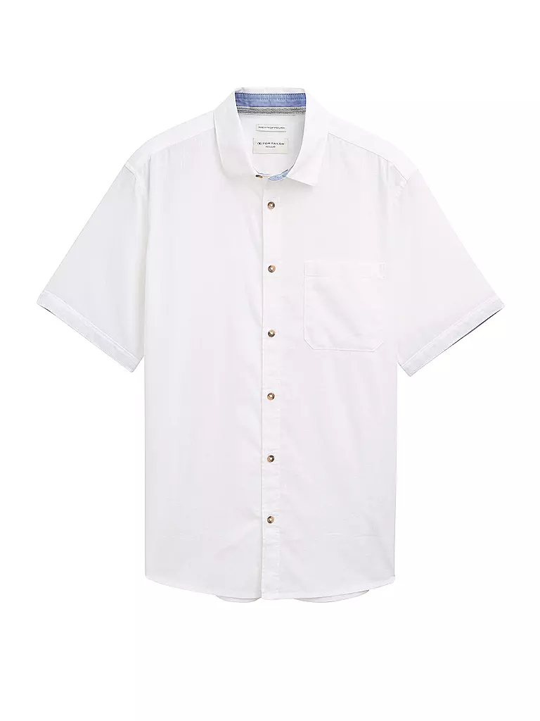 TOM TAILOR |  Hemd Regular Fit | weiss