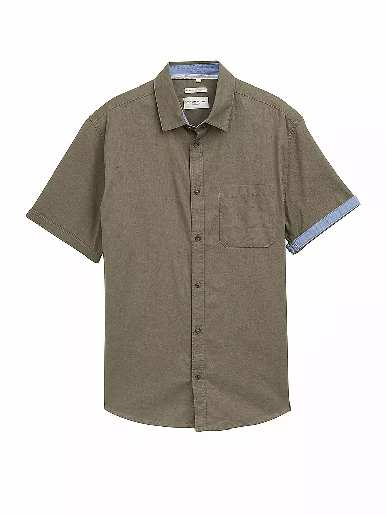 TOM TAILOR |  Hemd Regular Fit | olive