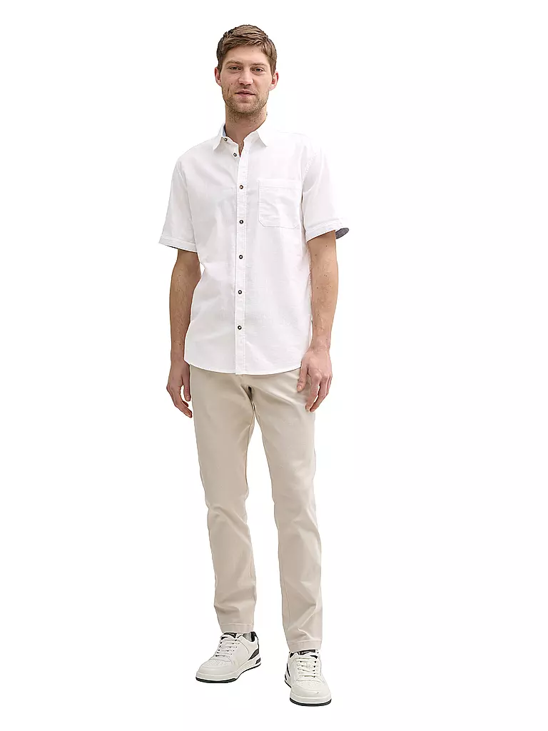 TOM TAILOR |  Hemd Regular Fit | weiss
