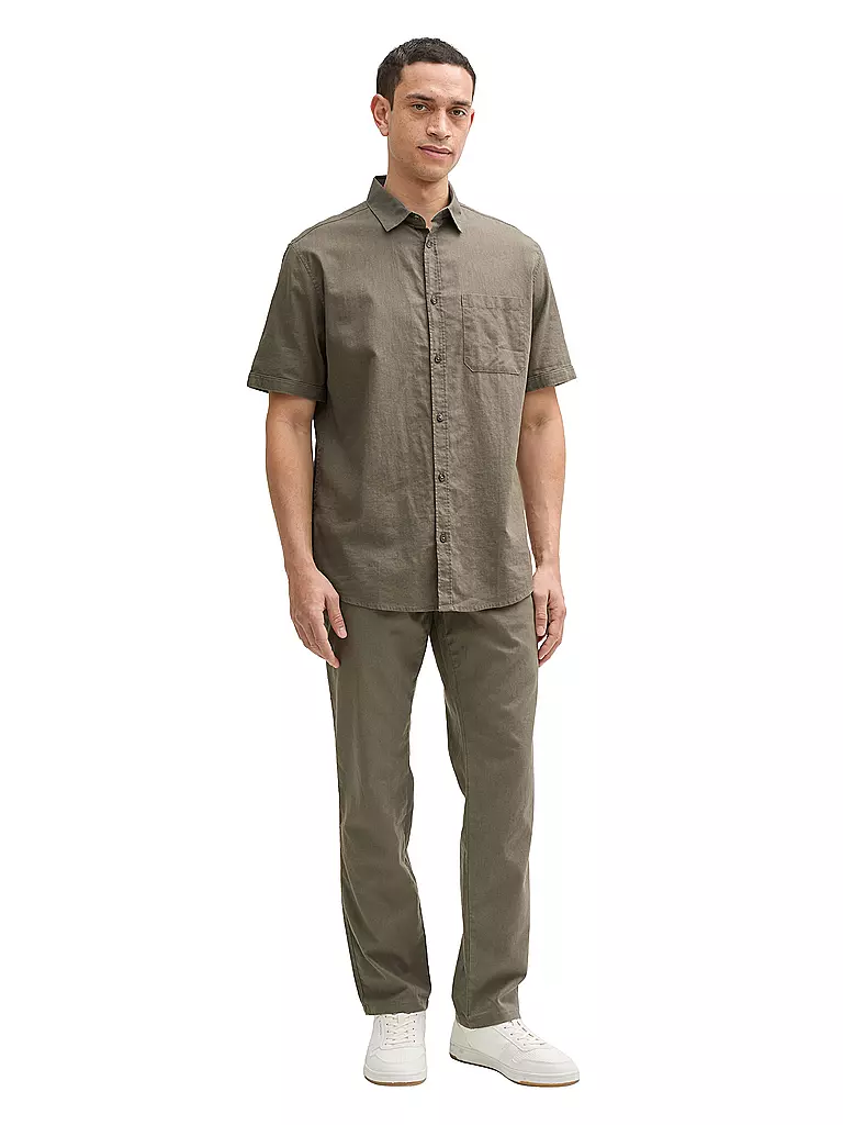 TOM TAILOR |  Hemd Regular Fit | olive