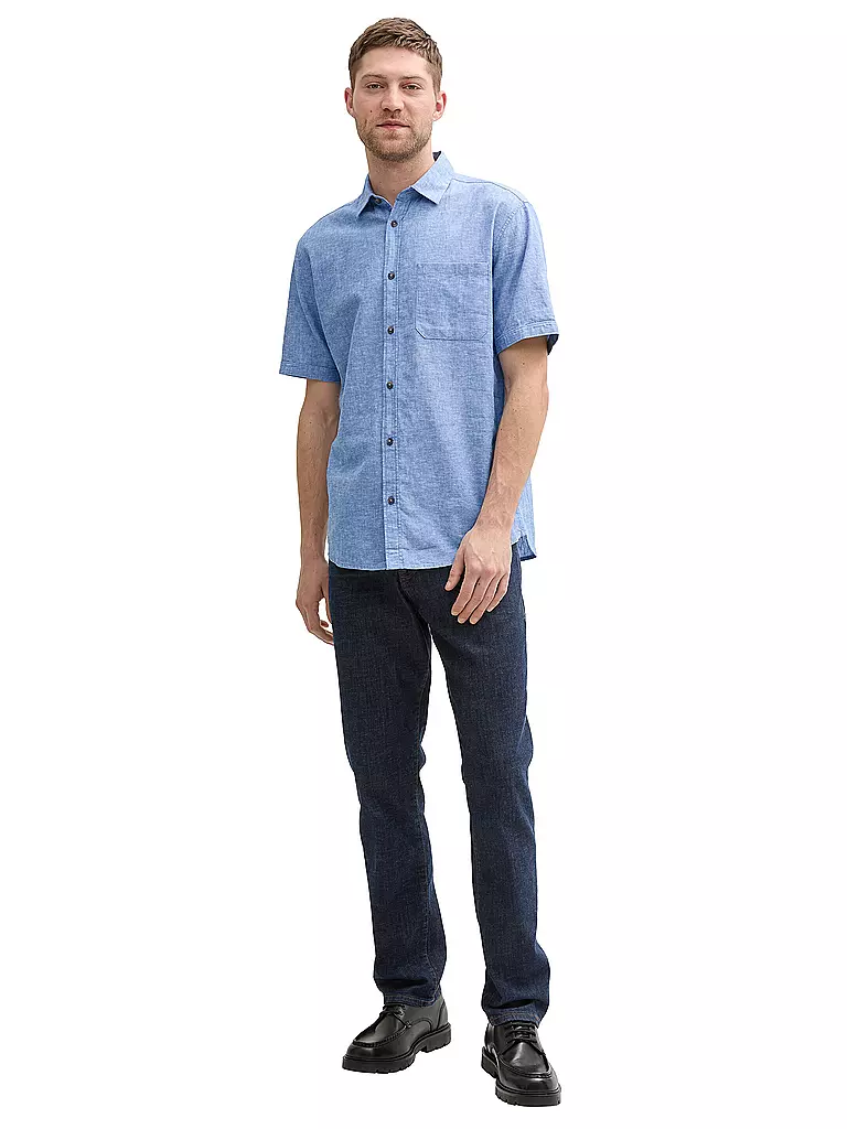 TOM TAILOR |  Hemd Regular Fit | blau