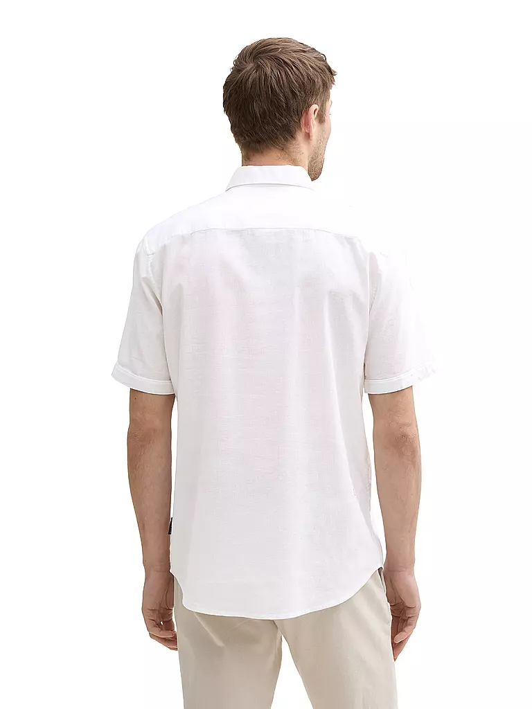 TOM TAILOR |  Hemd Regular Fit | weiss