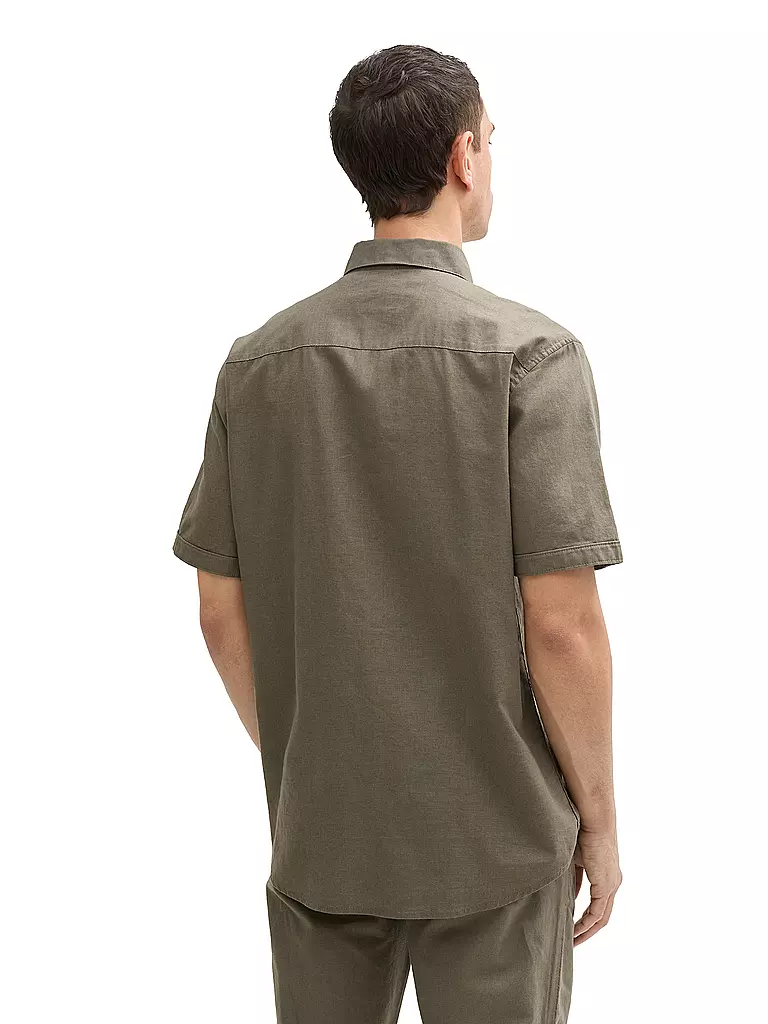TOM TAILOR |  Hemd Regular Fit | olive