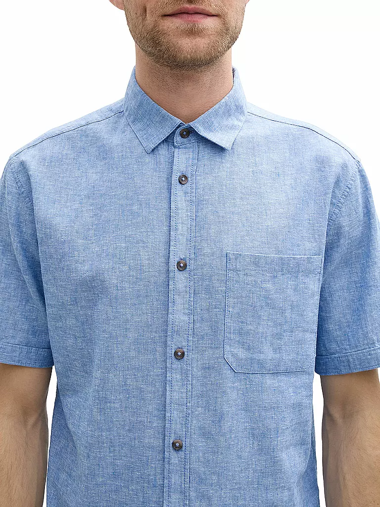TOM TAILOR |  Hemd Regular Fit | dunkelblau
