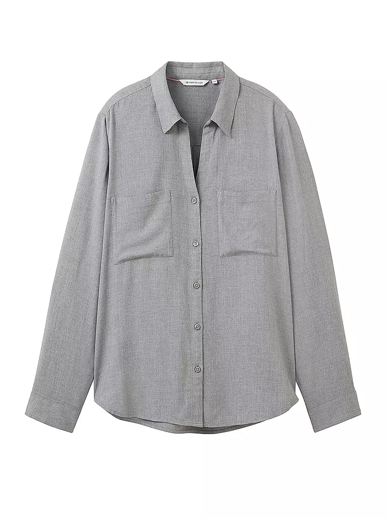 TOM TAILOR | Bluse  | grau