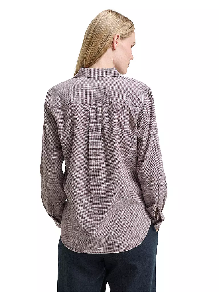 TOM TAILOR | Bluse  | dunkelrot