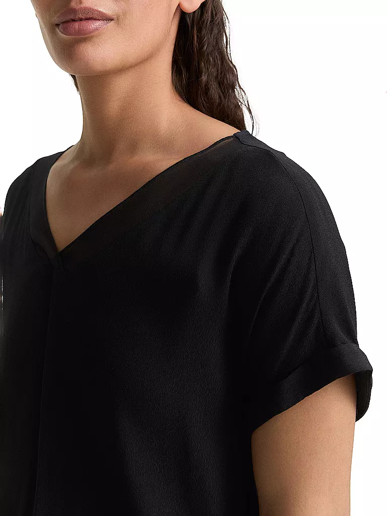 TOM TAILOR | Bluse  | schwarz