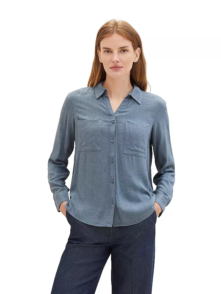 TOM TAILOR | Bluse  | blau