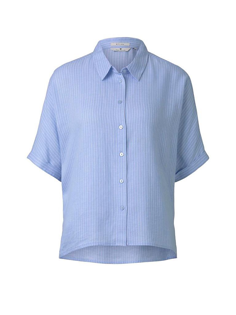 TOM TAILOR | Bluse Loose Fit | blau