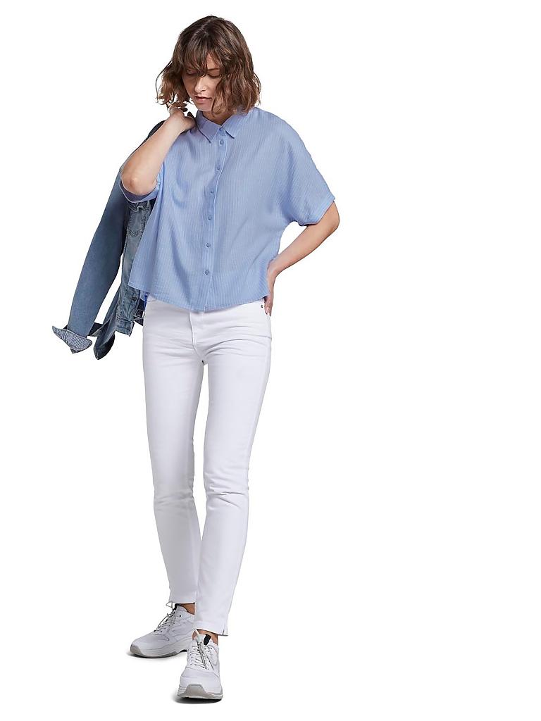 TOM TAILOR | Bluse Loose Fit | blau