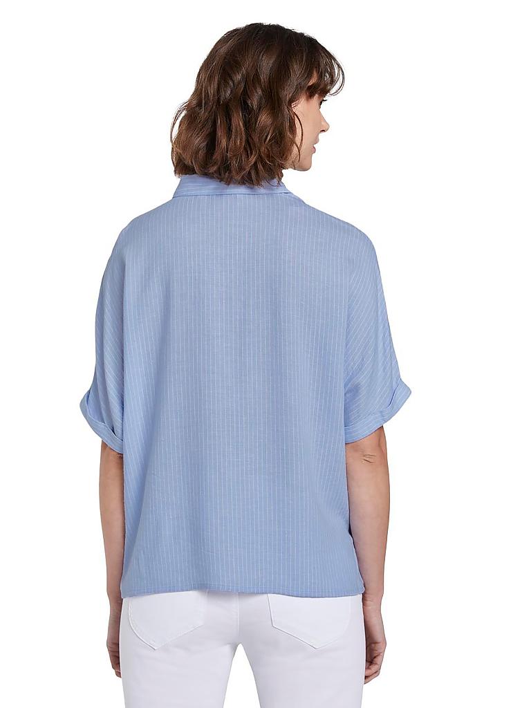 TOM TAILOR | Bluse Loose Fit | blau