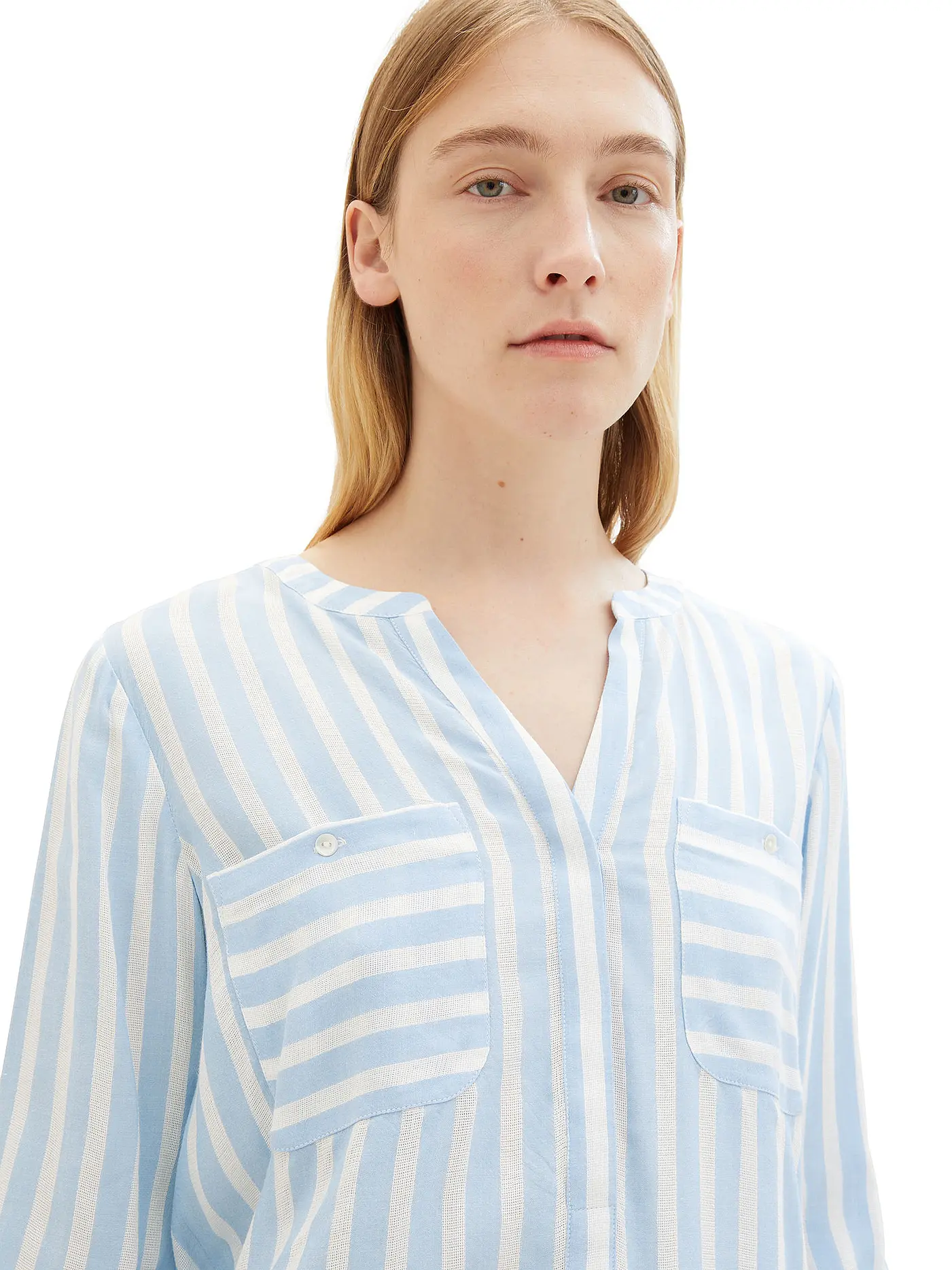 TOM TAILOR | Bluse | hellblau