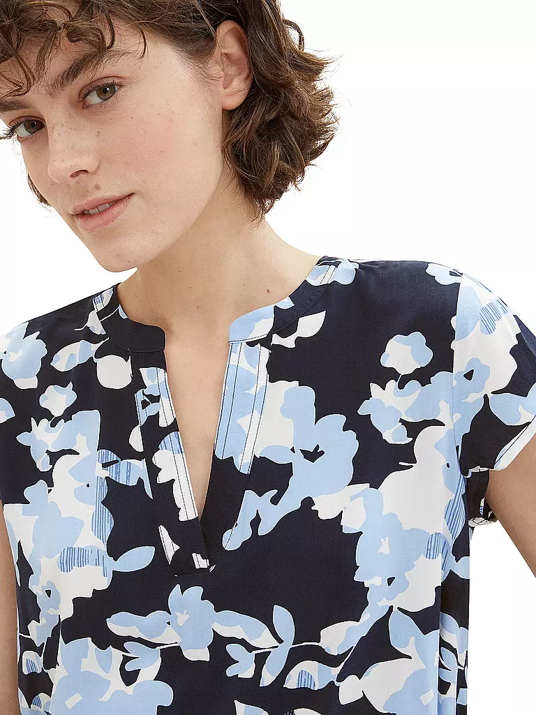 TOM TAILOR | Bluse | dunkelgrün