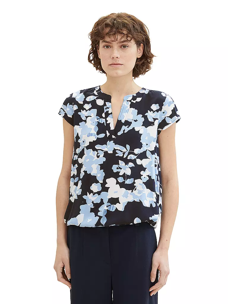 TOM TAILOR | Bluse | dunkelgrün
