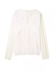 TOM TAILOR | Blusenshirt  | weiss