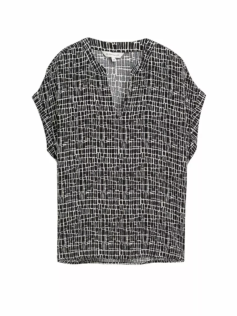 TOM TAILOR | Blusenshirt  | schwarz