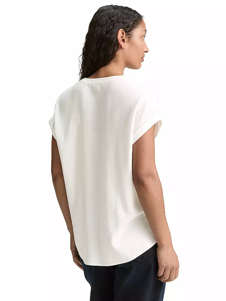 TOM TAILOR | Blusenshirt  | weiss