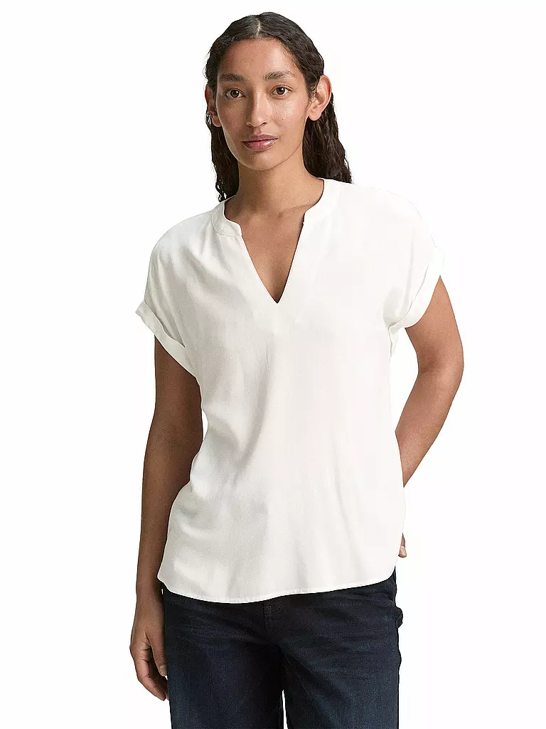 TOM TAILOR | Blusenshirt  | weiss