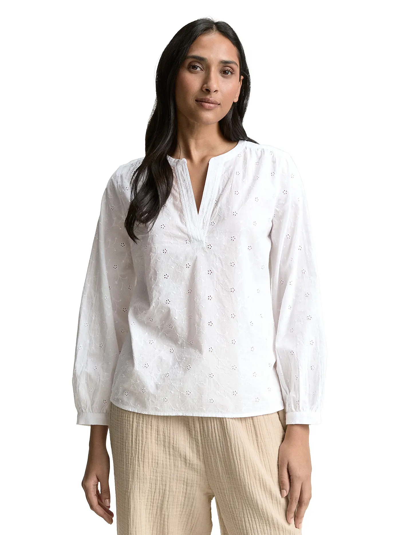 TOM TAILOR | Blusenshirt  | weiss
