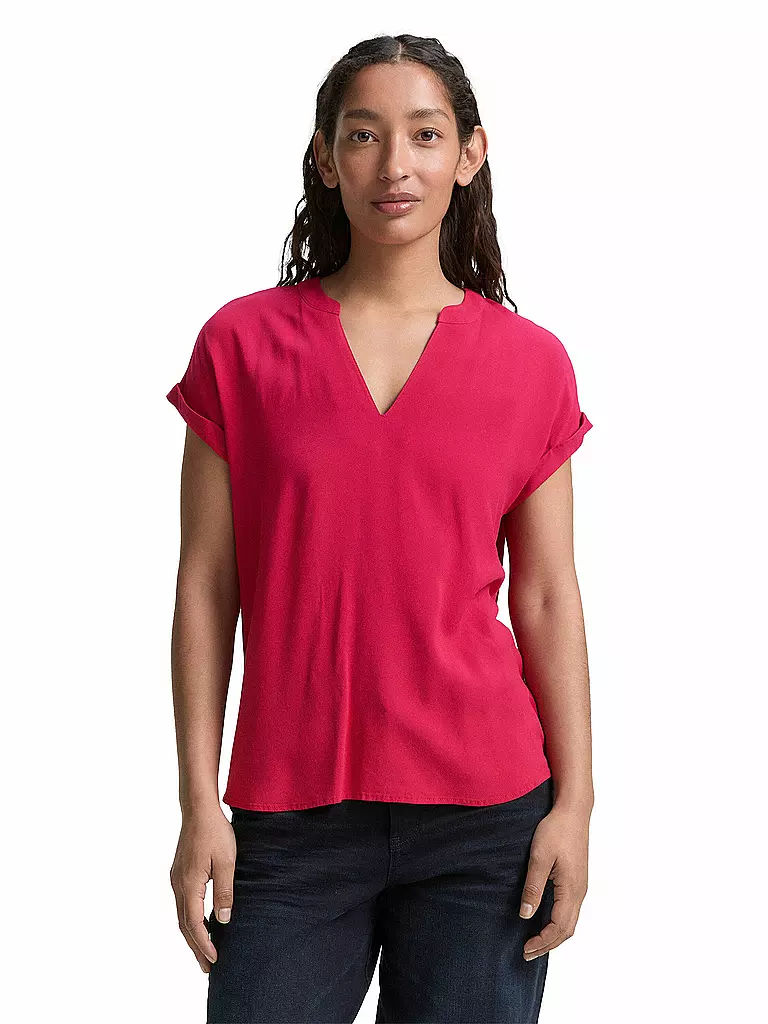 TOM TAILOR | Blusenshirt  | rot