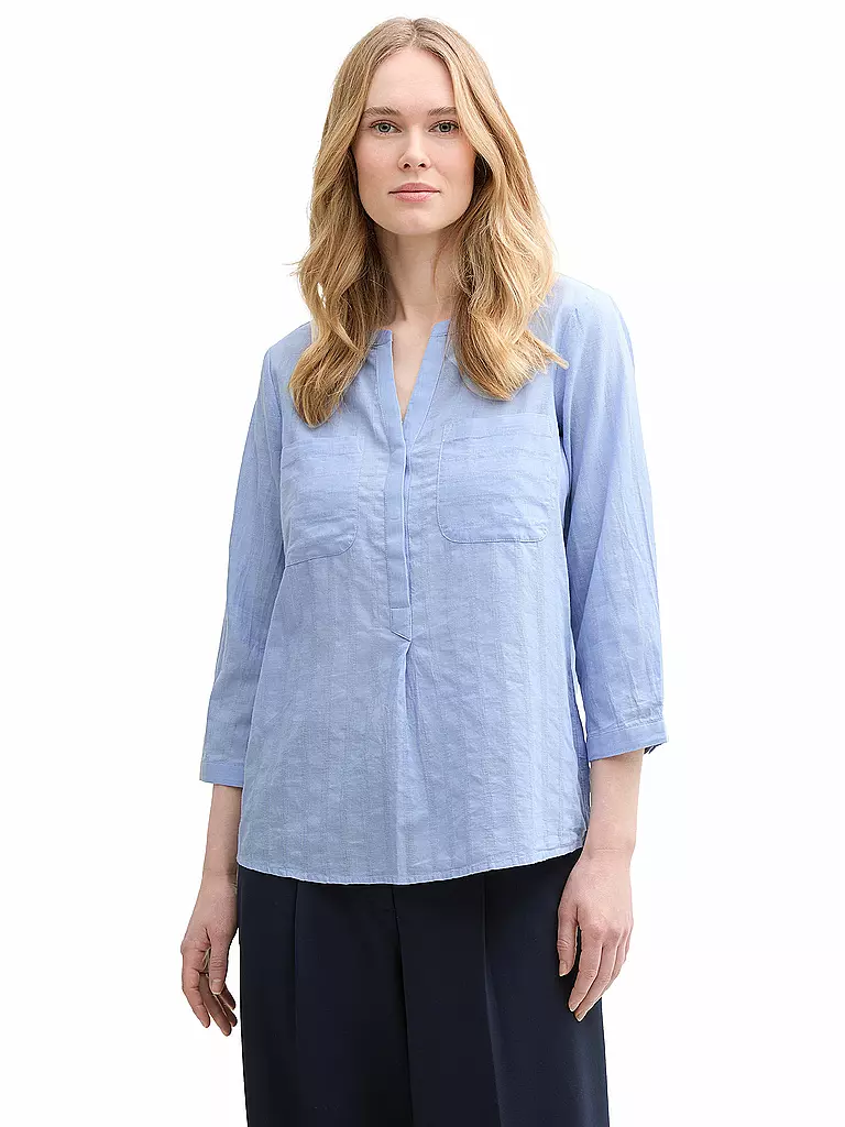 TOM TAILOR | Blusenshirt | blau