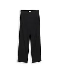 TOM TAILOR | Businesshose Straight Fit | Schwarz