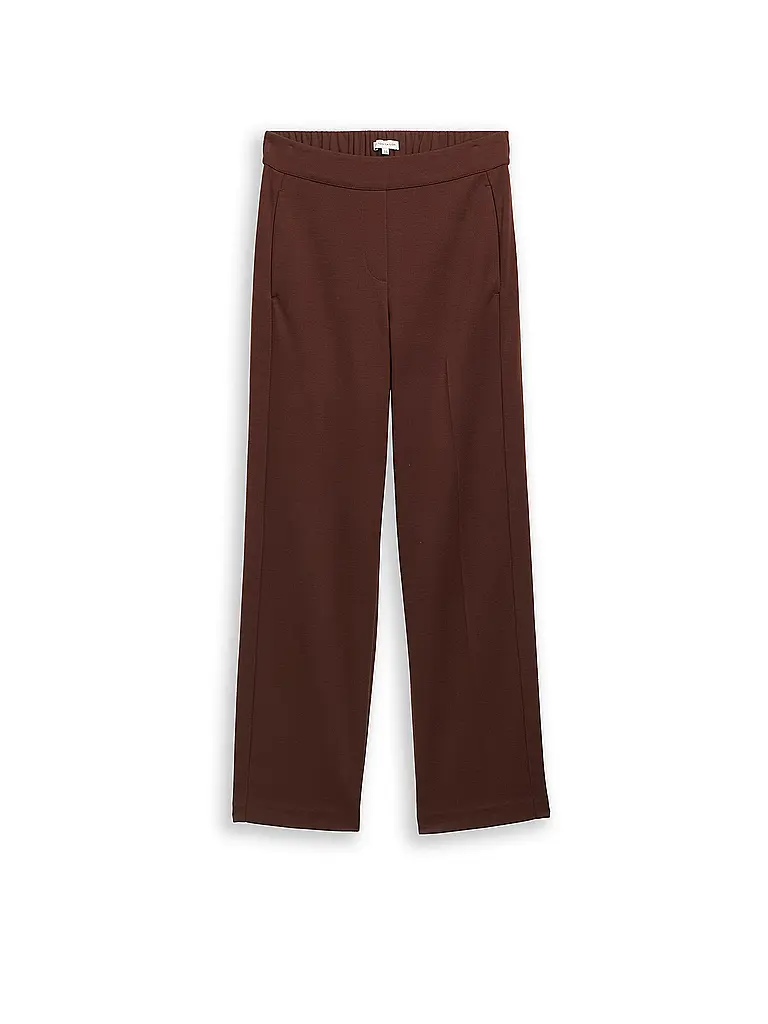 TOM TAILOR | Businesshose Straight Fit | Braun