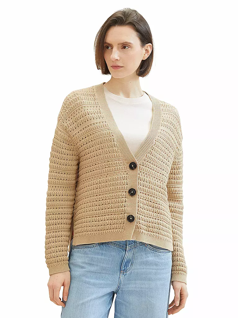 TOM TAILOR | Cardigan | beige