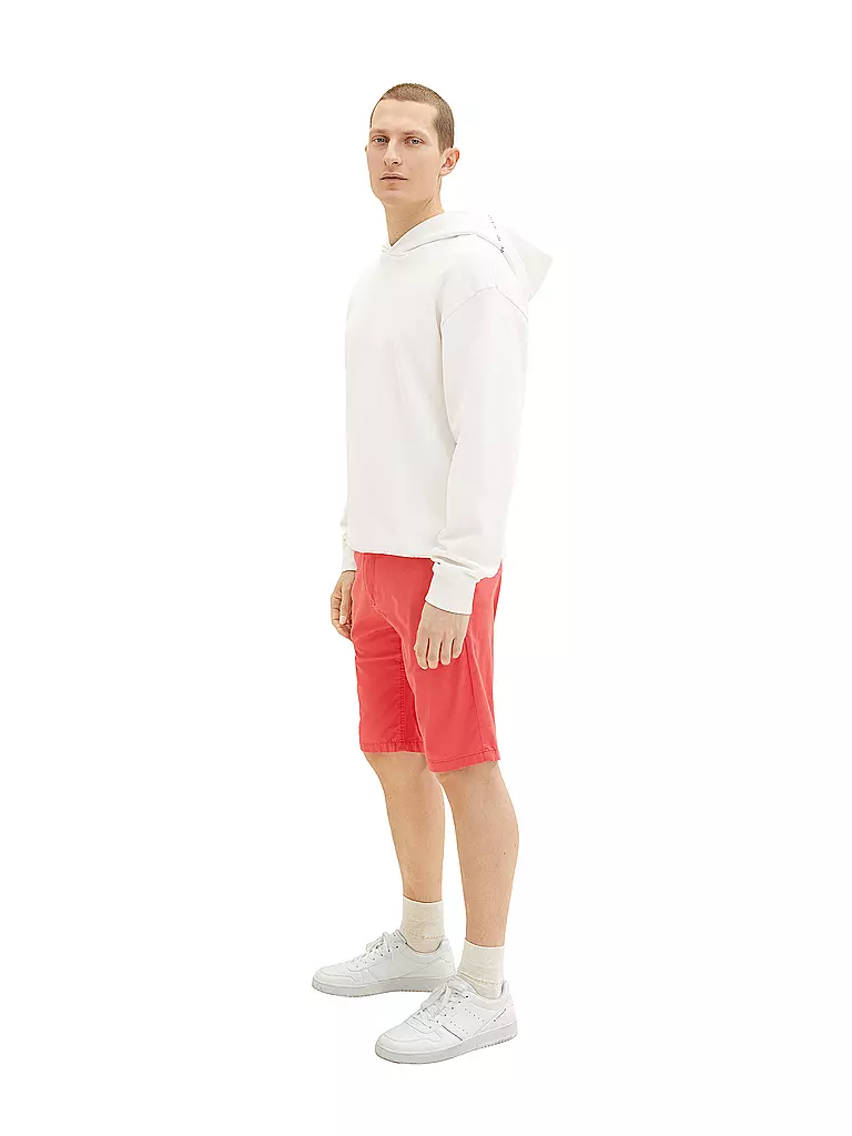 TOM TAILOR | Chino Shorts Slim Fit  | rot