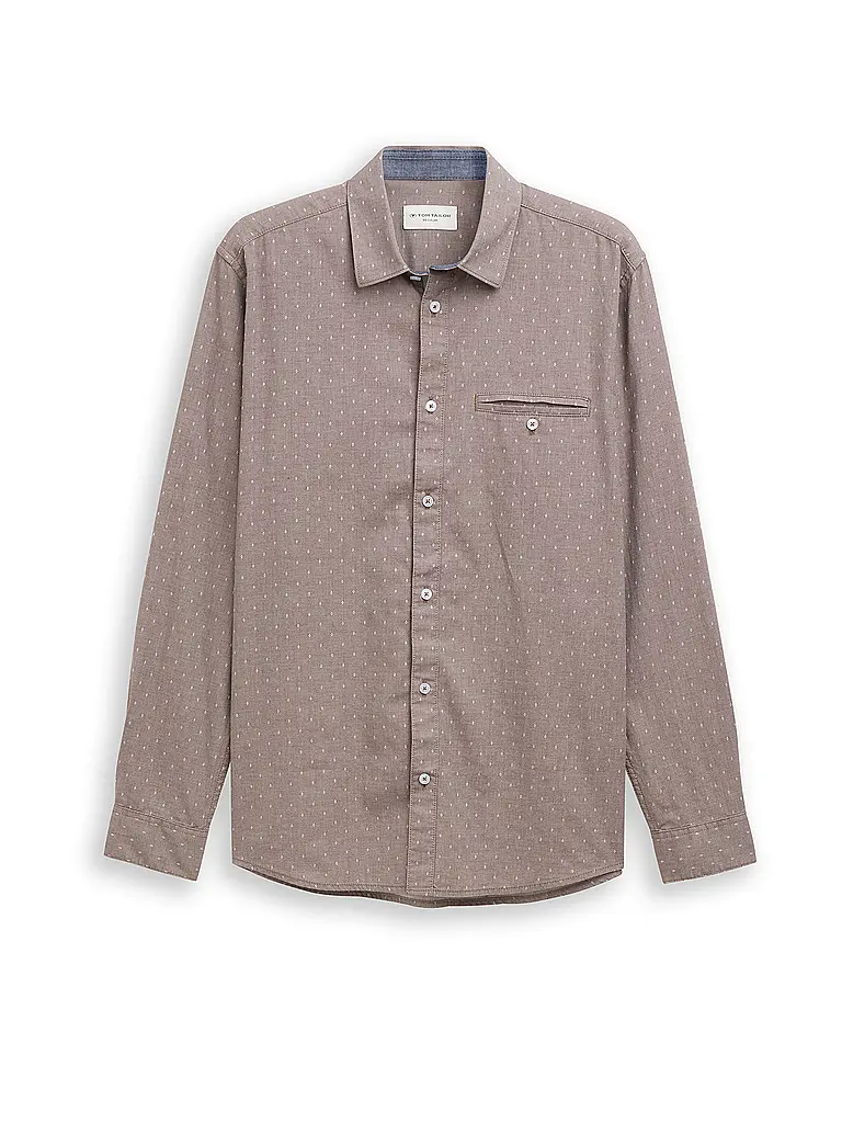 TOM TAILOR | Hemd  | Braun