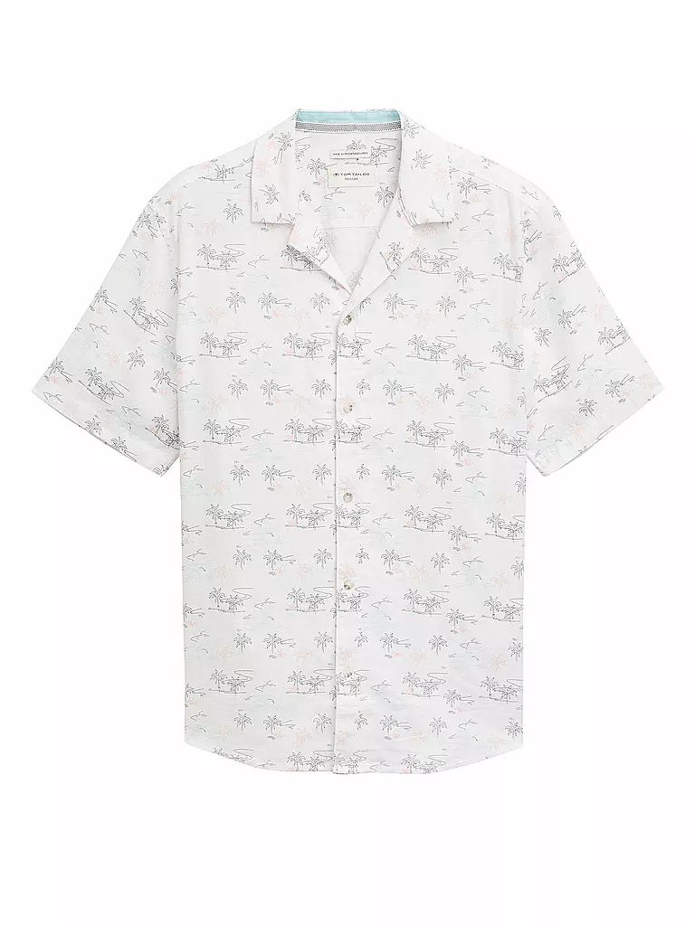 TOM TAILOR | Hemd Regular Fit  | weiss