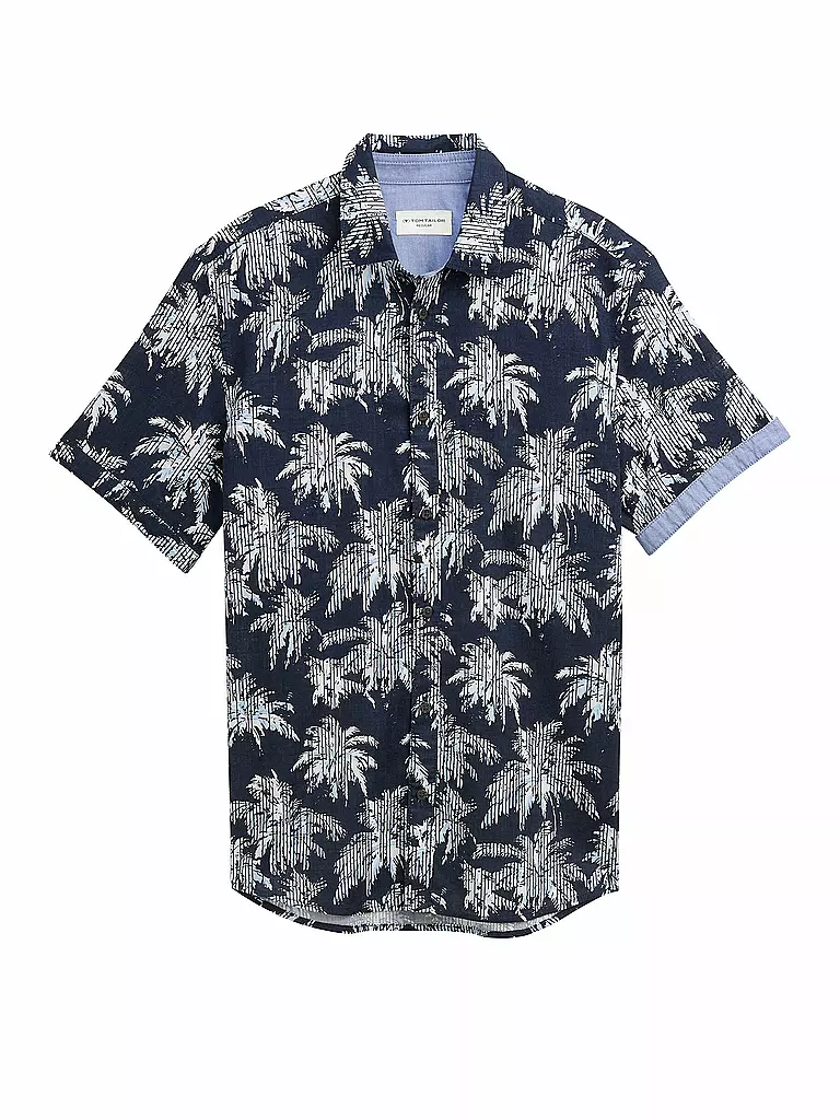 TOM TAILOR | Hemd Regular Fit  | dunkelblau