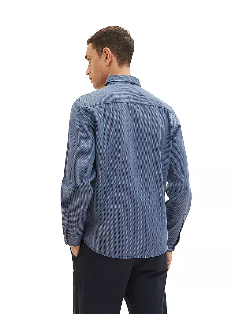 TOM TAILOR | Hemd Regular Fit  | blau