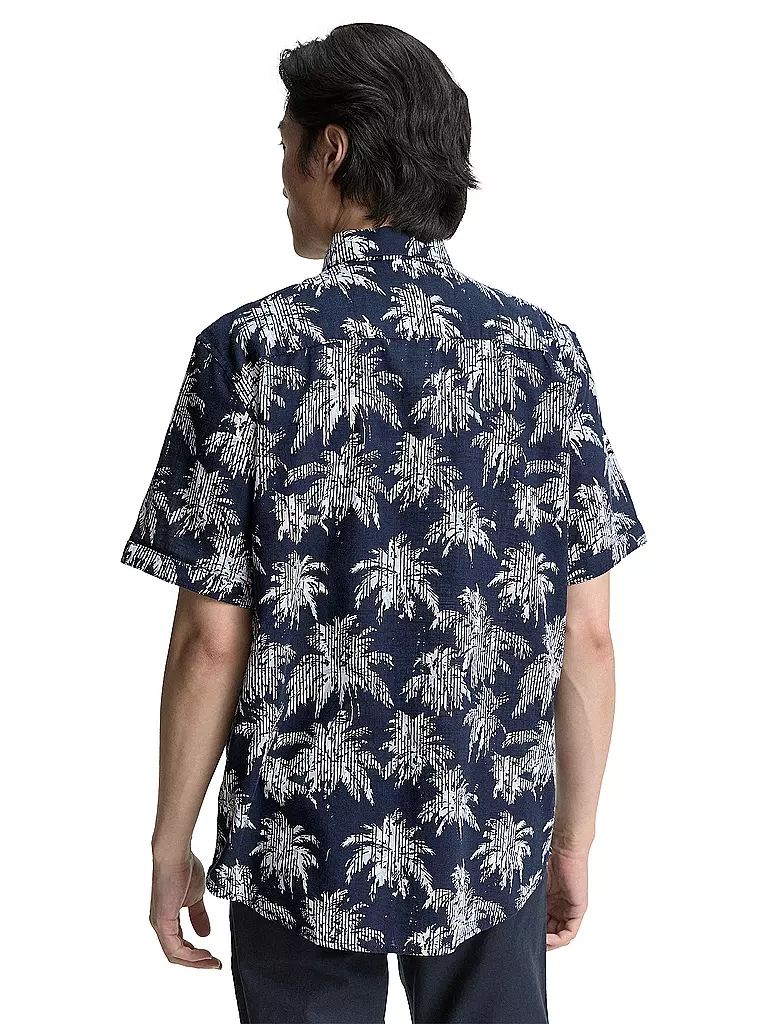 TOM TAILOR | Hemd Regular Fit  | dunkelblau