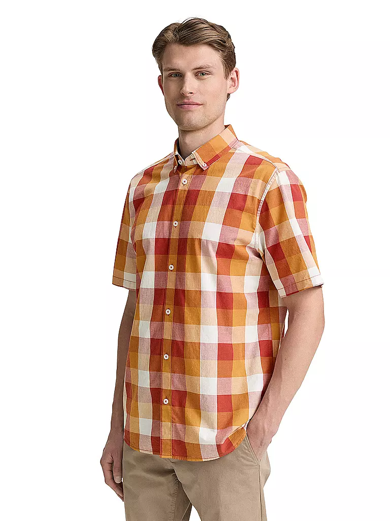 TOM TAILOR | Hemd Regular Fit  | rot