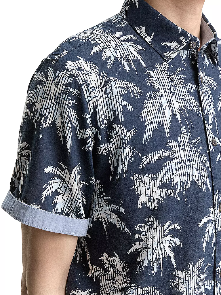 TOM TAILOR | Hemd Regular Fit  | dunkelblau