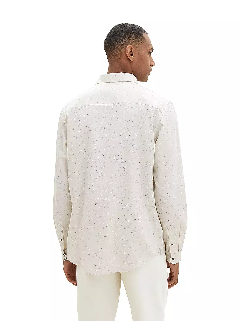 TOM TAILOR | Hemd Regular Fit | weiss
