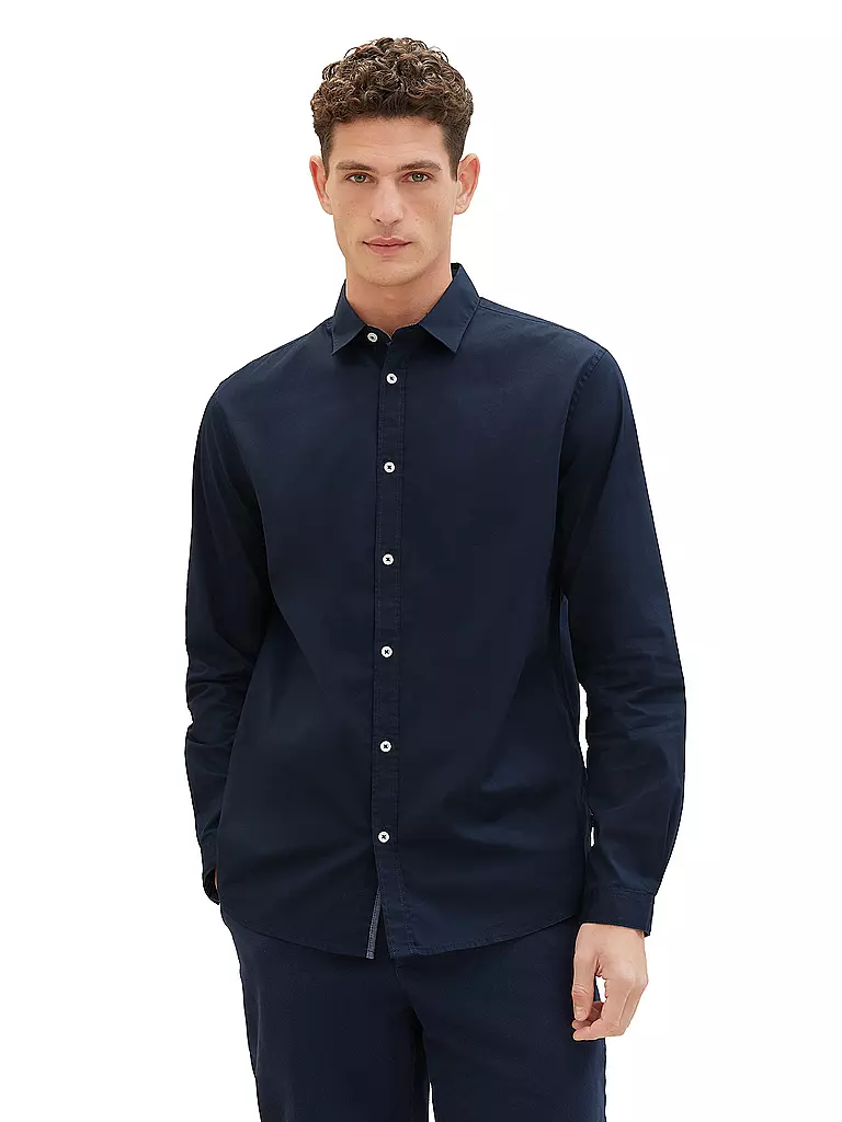 TOM TAILOR | Hemd Regular Fit | blau