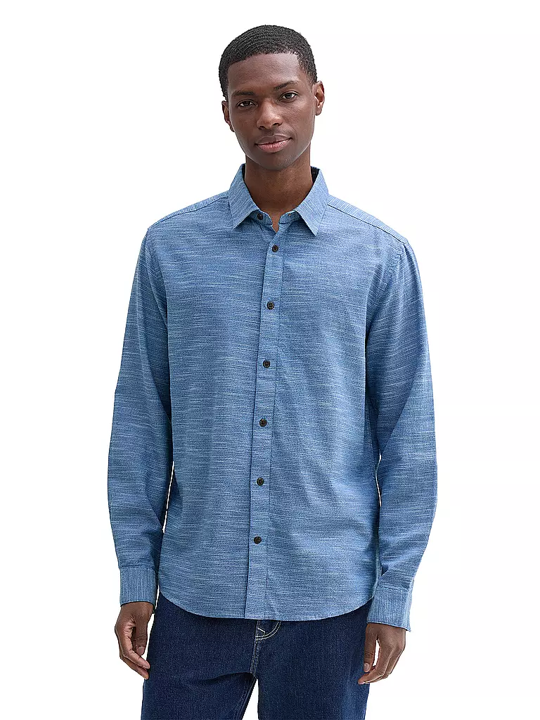 TOM TAILOR | Hemd Regular Fit | blau