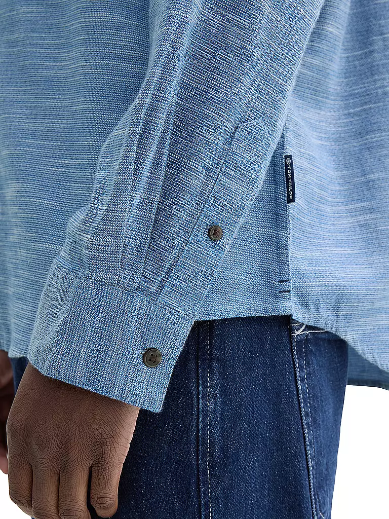 TOM TAILOR | Hemd Regular Fit | blau