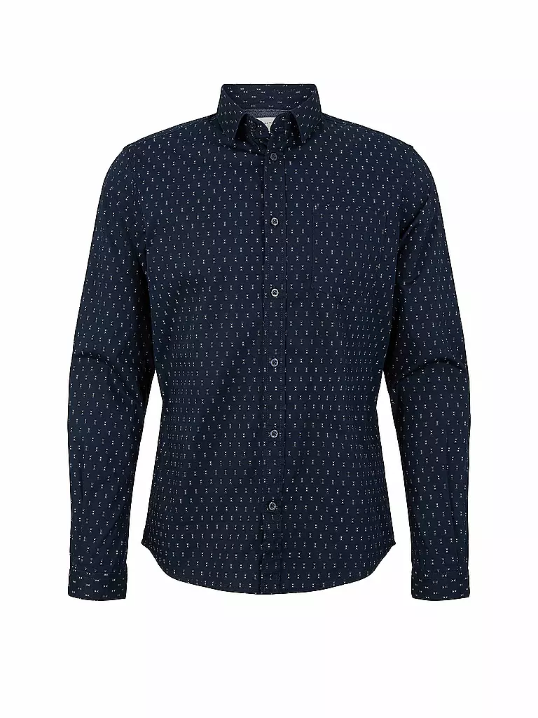 TOM TAILOR | Hemd Slim Fit | blau